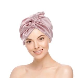 22 Momme 100% Mulberry Silk Sleep Cap NWT for Woman Hair Wrap for Sleeping Bonne